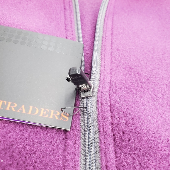 Narragansett Traders Women's Fleece Pullover Purple 1/2 Zip sz Large NWT - Picture 14 of 14